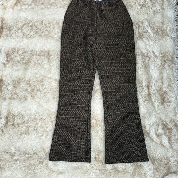 Urban Outfitters Brown and Black Pull-On Pants | Sz M - Picture 2 of 5